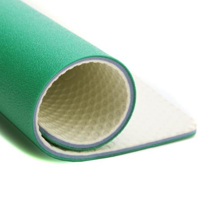 China Revestimento Eco-amigável da corte do esporte de Mat Non Slip Wear Resistant do rolo do PVC do diamante à venda