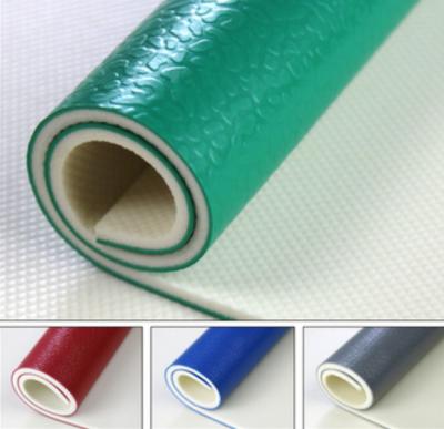 China Sporten die van antimoeheids de Waterdichte pvc Gekleurd Blad Vinylhof vloeren Te koop