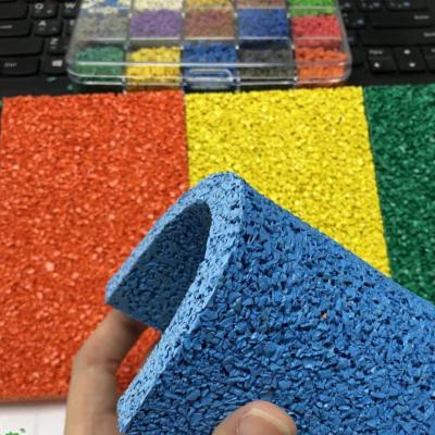 China EPDM Granules Safety Floor Mats Playground Surface Recyclable for sale