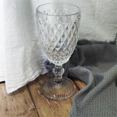 China Clear Wine Glass Wholesale Wine Glass Set For Wedding Rental for sale