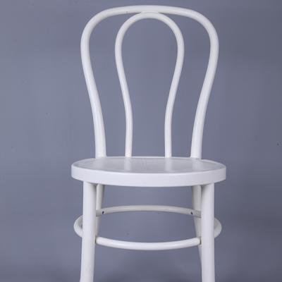 China Wholesale Moden DEACORY White Metal Steel Pipe Hotel Restaurant Wedding Banquet Dining Chairs for sale