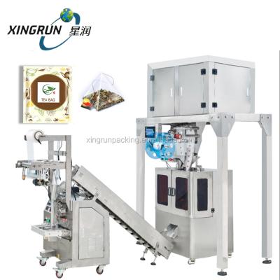 China Pyramids automatic tea inner and outer tea bag packing machine, small tea bag bag packing machine for sale