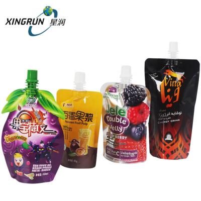 China Plastic Pouch Biodegradable Barrier Spout Bags Liquid Packaging Custom Spout Pouch Bags for sale