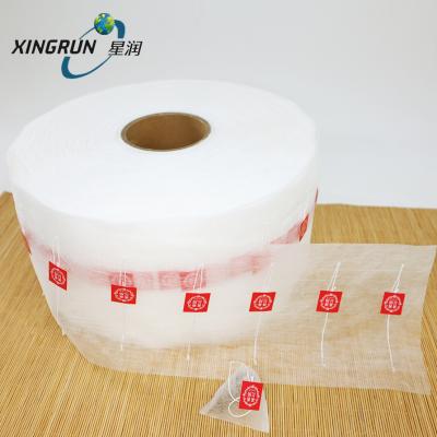 China Hotels wholesale empty pla corn fiber tea bags packaging bag film roll for tea packing coffee for sale