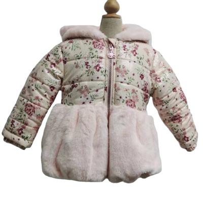 China High Quality Winter Waterproof Kid Clothes Wholesale Girls Real Fur Jackets Warm Black Fox Kids Sheepskin Genuine Fur Coats Clothing OEM for sale