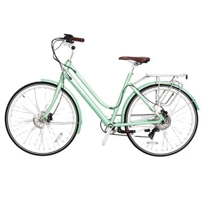 China Cheap OEM Dutch Classic Bicycle Lady Bike City Bike Aluminum Alloy Style Holland Bikes Retro for sale