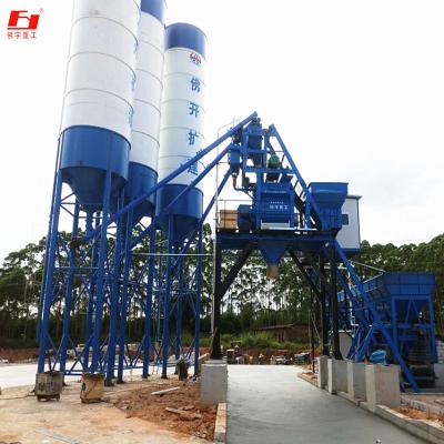 China Factory Field Installation Service Ensure Mixing Accuracy And Concrete Quality HZS75 Concrete Mixing Plant for sale