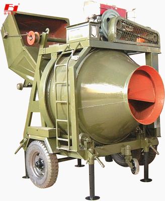 China JZC350B Concrete Mixer Mobile Diesel Hydraulic Concrete Mixing Plant Mixing Plant With Factory Price for sale