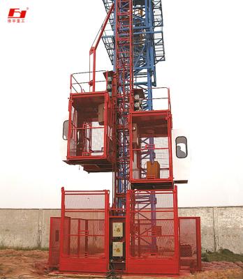 China SC200/200 factory construction elevator which is mainly used to transport people and material when high building constructed for sale