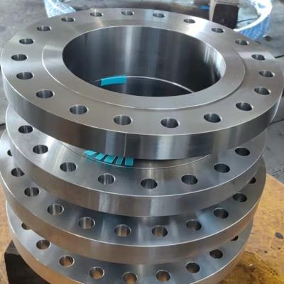 China Duplex stainless steel A182 F53 ASME B16.47 larged diameter weld neck flanges Te koop