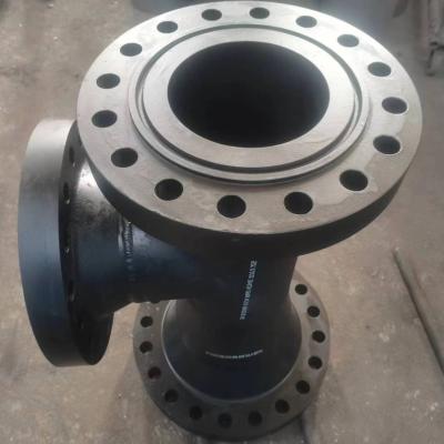 Κίνα Flanged tee, 10″ Sch160/80 tee with 10″ Class900/600 WN flange προς πώληση