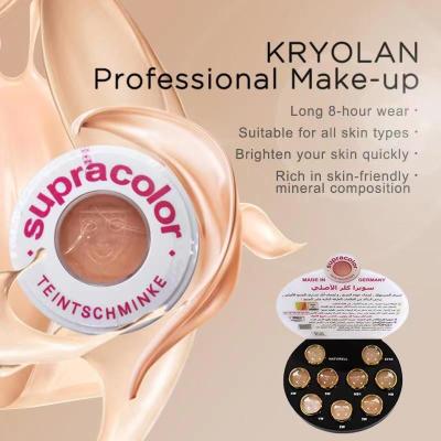 Cina Cipria dei cosmetici di Supracolor di controllo dell'olio del fondamento di trucco dell'OEM Kryolan in vendita