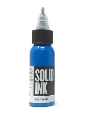 China Solid Blue Vibrant Tattoo Ink cruelty free 30ml 60ml 120ml 260ml for sale