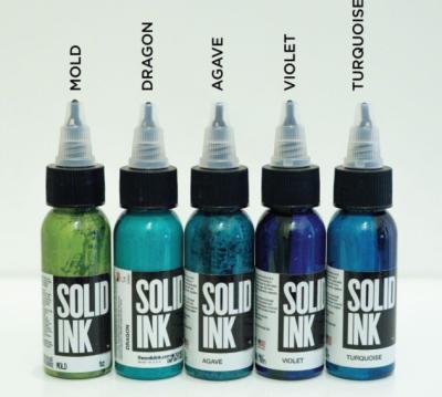 Chine Les couleurs non dangereuses tatouent le colorant d'encre 30ML solide 60ML avec de la glycérine à vendre