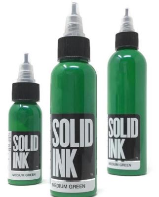 중국 30ML 60ML Airbrush Solid Ink Tattoo Ink Medium Green Pure Plant Materials 판매용