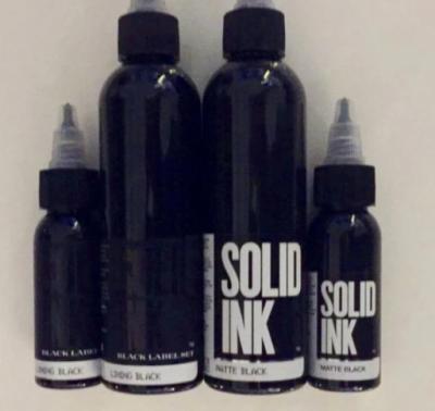 Cina Lining Black Body Solid Ink Tattoo Ink Temporary Pure Pigment 120ML 260ML in vendita