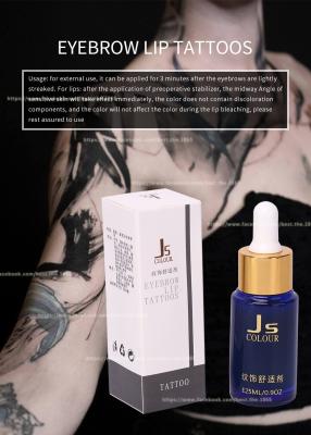 중국 Transparent JS Tattoo Numbing Solution Anti Allergy Numbing Gel Permanent makeup numb liquid 판매용