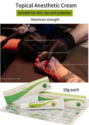 China Skin Tattoo Numb Anesthetic Cream 10g Dr Numb Super Numb Effective OEM Available zu verkaufen