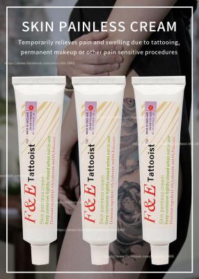 China Tattoo Pain F&E Numbing Cream Anesthetic 30G Effect Lasting For 3 Hours zu verkaufen