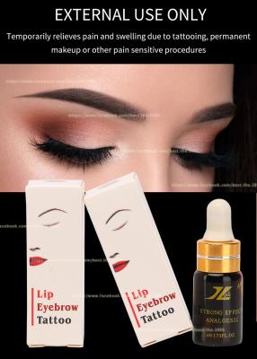 China Numbing Tattoo Anesthetic Solution Lip Eyebrow Lasting 3 Hours en venta