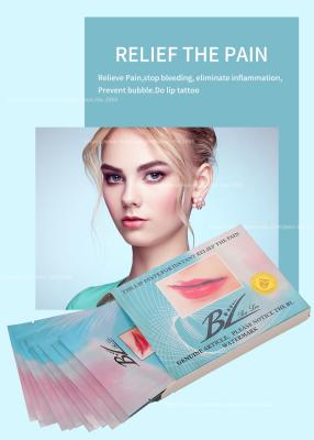 China Relief Pain Lip Pad BL Permanent makeup Lip Tattoo Paste Stop Bleeding Anti Swell en venta