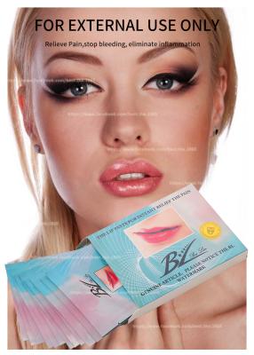 Cina Relief Pain Lip Pad BL Permanent makeup Lip Tattoo Paste Stop Bleeding Anti Swell in vendita