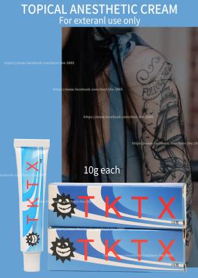 China Anesthetic TKTX Tattoo Numbing Cream Stopping Pain PMU Lip Tattoo Aftercare Cream Te koop