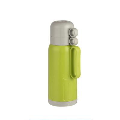 China PORTABLE Design 600ml 1L 1.8L Two Vacuum Flasks Special Thermos Portable Cups With Glass Refill for sale