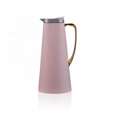 China 1.0L pp COATING high quality VACUUM JUG THERMOS PORTABLE OUTER GLASS TEAPOT ARABIC COFFEE POT for sale