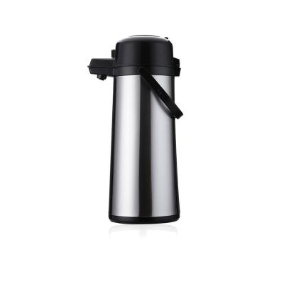 China High Quality PORTABLE 2.2L Double Wall Stainless Steel Lever Action Pump Insulated Jar For Canteen for sale