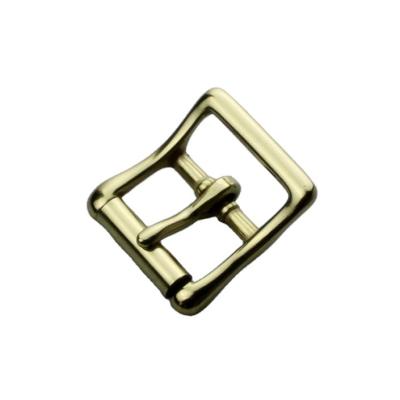 China Center Bar Buckle 3/4 inch and 1inch Brass Finish Metal Center Bar Roller ZINC ALLOY Belt Buckles for sale