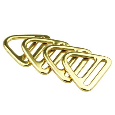 China Bag Buckle Factory Sale Handbag Trianglering Buckle Metal Bag Solid Brass Buckle for sale