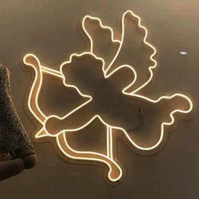 China 2D Commercial Use Factory Direct Customizable Landscaping Outdoor Waterproof Removable Decorations Led Neon Sign Light for sale