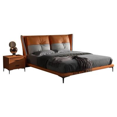 China Adjustable Bedroom Furniture Multifunctional Storage King Size Bed(Other) With Massage Music Design Soft Leather Bed Guangdong Antique Set Wood for sale