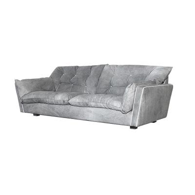 China Artistic Italy design designer Italian style velvet modern luxury leather sofa of light luxury style modern design European living room sofa for sale