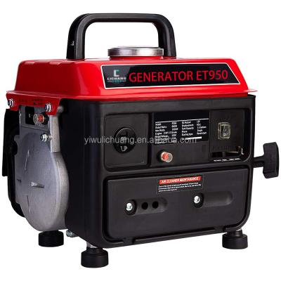 China ET950 Gasoline Generator 950 220v 600watt Portable DC Gasoline Generator 12v ET950 for sale