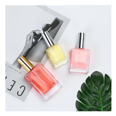 China Factory Manufacture Silky Pink Spray 50ml Glass Luxury Perfume Bottles for sale