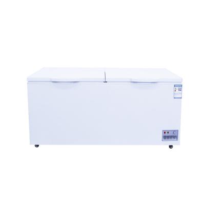 China Single-Temperature New Product List Horizontal Double Door Drink Cold Freezer White Freezer for sale