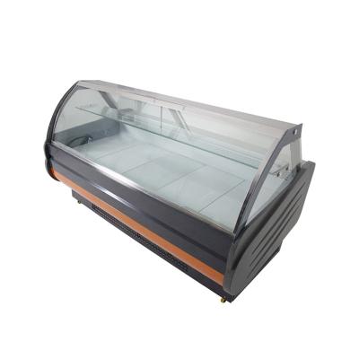 China Single-temperature good reputation energy saving arc door explosion-proof glass refrigerators for meat for sale