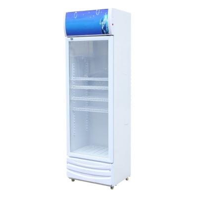 China Single-Temperature Single-Temperature Effect Single-Handle Design Swing Door Self-Closing Side Beer Display Fridge for sale