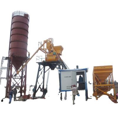 China Construction industry low price wholesale high quality water mixing plant HZS35 concrete batching sale best for sale