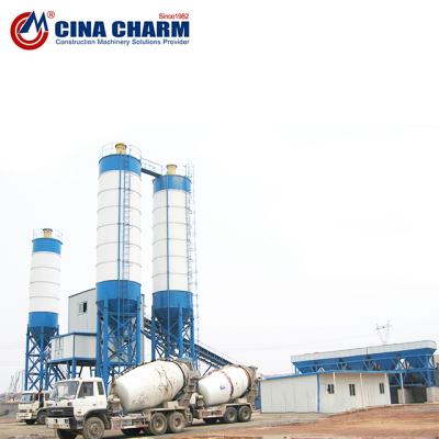 China Building Material Shops Changli Good Quality 180M3/H Ready Mixed Concrete Plant HZS180 Belt Conveyor Concrete Batching Plant for sale