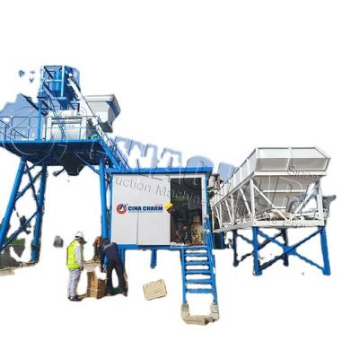 China Building Material Stores High Quality Precast Concrete Batching Plant Hzs50 For Construction Site Jump Hopper HZS50 50m3 Ready Made Batch Concrete Plant for sale