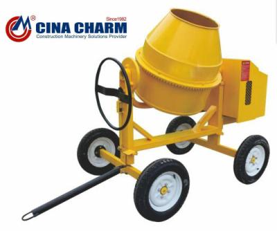 China Constrction Portable 350L 400L Small Size Construction Concrete Mixer Tilting Drum Concrete Mixer With High Quality for sale