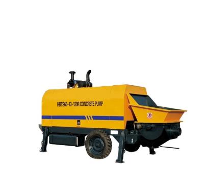 China Construction material stores cinacharm trailer concrete pump HBTS50-12 concrete pump machine for sale for sale