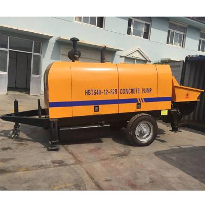 China Construction Engineering Best Selling HBTS40R Diesel Trailer Concrete Pump For Sale for sale