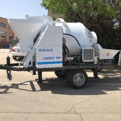 China Hotel Construction Good Quality Electric Concrete Mixer Pump For Sale for sale