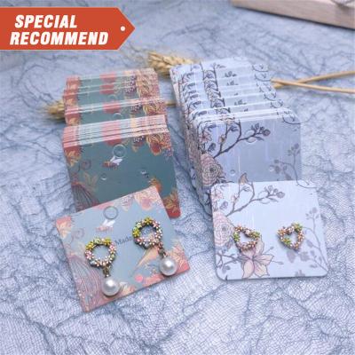 China Hot Selling Custom Printing Cardboard Paper Necklace Earring Packaging Packaging Card With Logo For Jewelry Display for sale