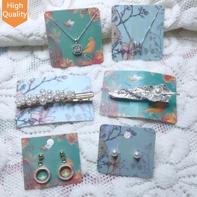 China Wholesale Custom Printing Cardboard Paper Necklace Earring Packaging Packaging Card With Logo For Jewelry Display for sale