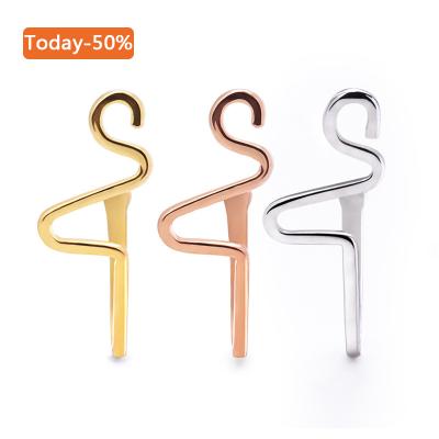 China 2021 Trendy Hot Selling Nose Slap Nose Ring Snake Shape Non Pierced Sexy Non Piercing Body Jewelry for sale